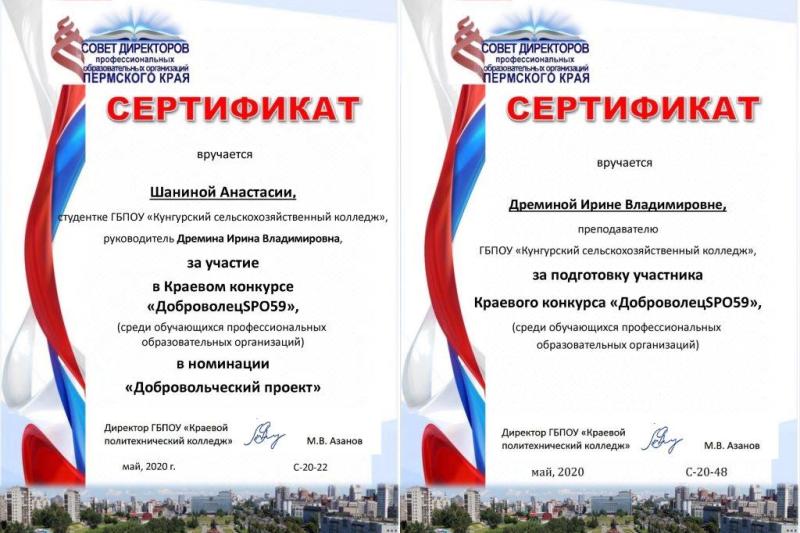 Краевой конкурс «ДоброволецSPO59»