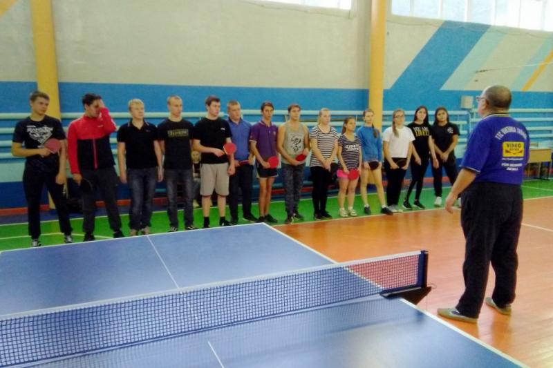 Первенство по настольному теннису
