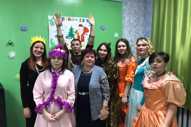 Новогоднее представление в общежитии